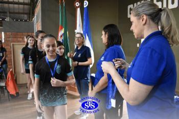 Alunos de 6º e de 7º ano participam dos Jogos Interséries Franciscanos