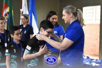 Alunos de 6º e de 7º ano participam dos Jogos Interséries Franciscanos