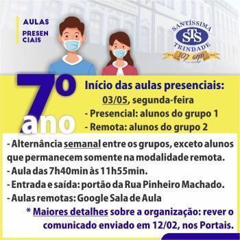 Retorno às aulas presenciais: Educação Infantil ao Ensino Médio