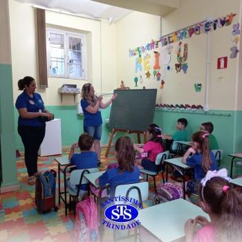 APM promoveu ação com todos os alunos