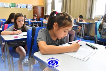 Estudantes realizam Prova Bimestral Anglo para testar conhecimentos e avaliar as aprendizagens