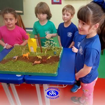 Alunos constroem maquete para estudar a história da cidade | Infantil 4