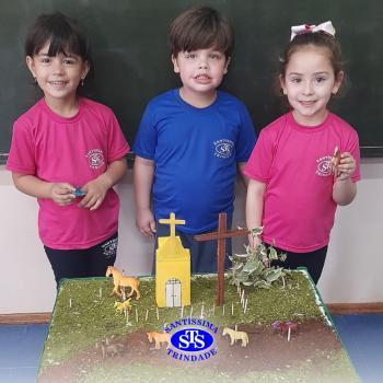 Alunos constroem maquete para estudar a história da cidade | Infantil 4