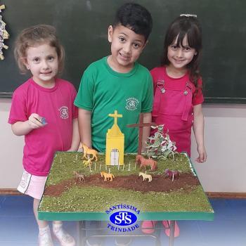 Alunos constroem maquete para estudar a história da cidade | Infantil 4