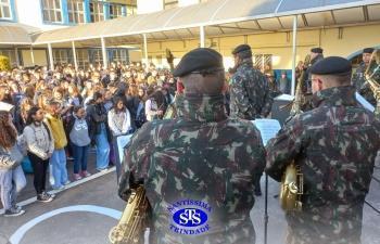 Banda da AD3 no Colégio