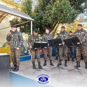 Banda da AD3 no Colégio