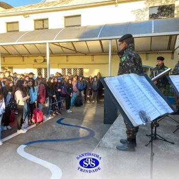 Banda da AD3 no Colégio