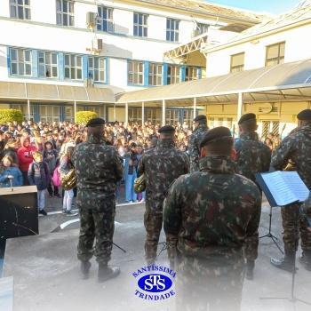 Banda da AD3 no Colégio