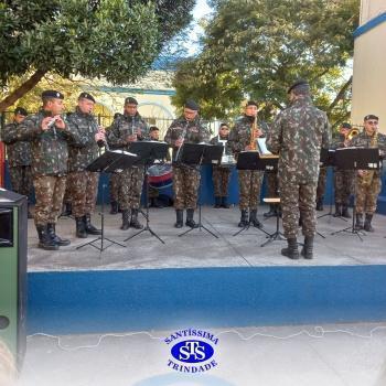 Banda da AD3 no Colégio