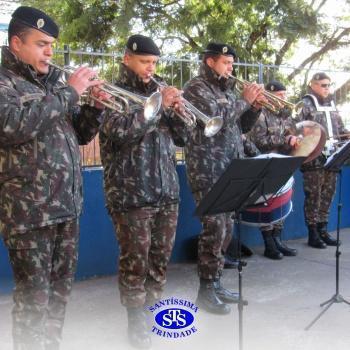 Banda da AD3 no Colégio