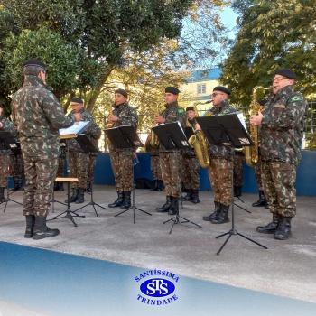 Banda da AD3 no Colégio