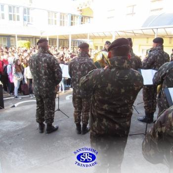 Banda da AD3 no Colégio
